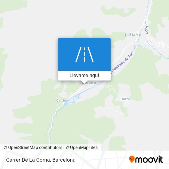 Mapa Carrer De La Coma