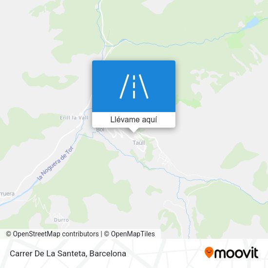 Mapa Carrer De La Santeta