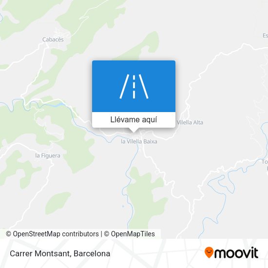 Mapa Carrer Montsant