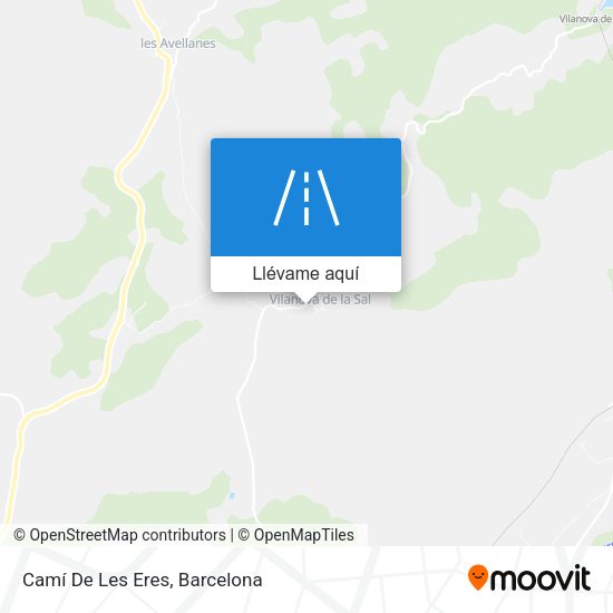 Mapa Camí De Les Eres