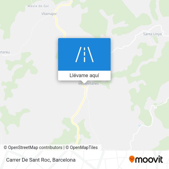 Mapa Carrer De Sant Roc