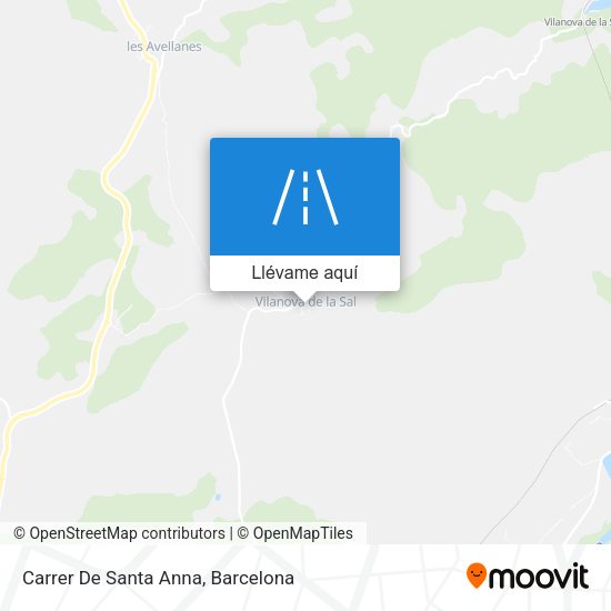 Mapa Carrer De Santa Anna