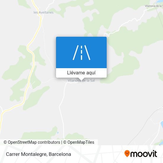 Mapa Carrer Montalegre