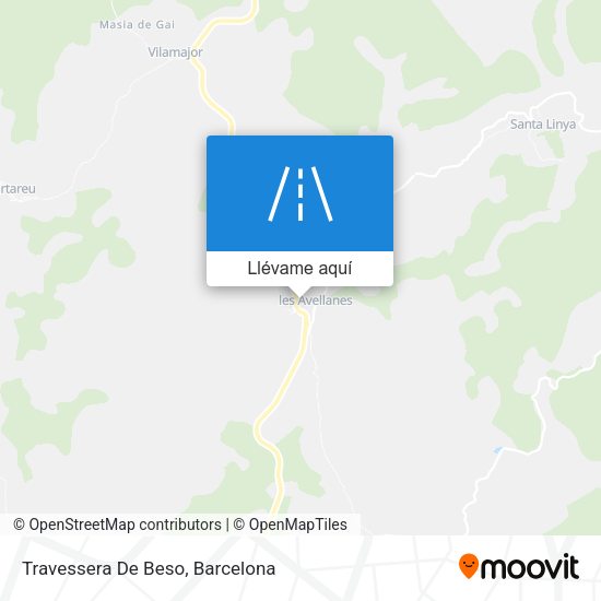 Mapa Travessera De Beso