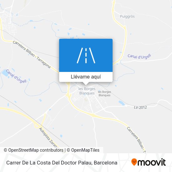 Mapa Carrer De La Costa Del Doctor Palau