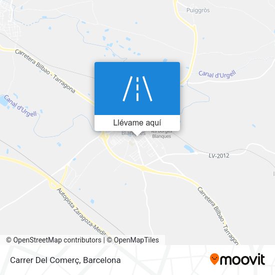 Mapa Carrer Del Comerç