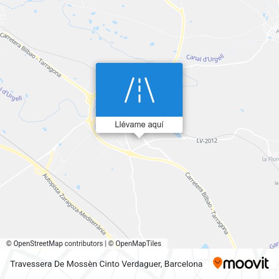 Mapa Travessera De Mossèn Cinto Verdaguer