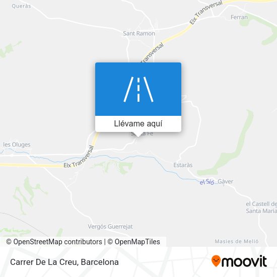 Mapa Carrer De La Creu