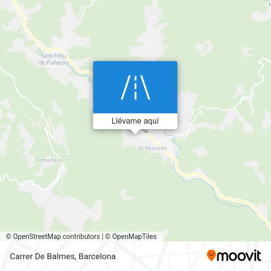 Mapa Carrer De Balmes