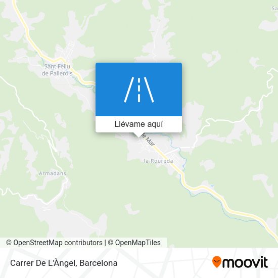 Mapa Carrer De L'Àngel