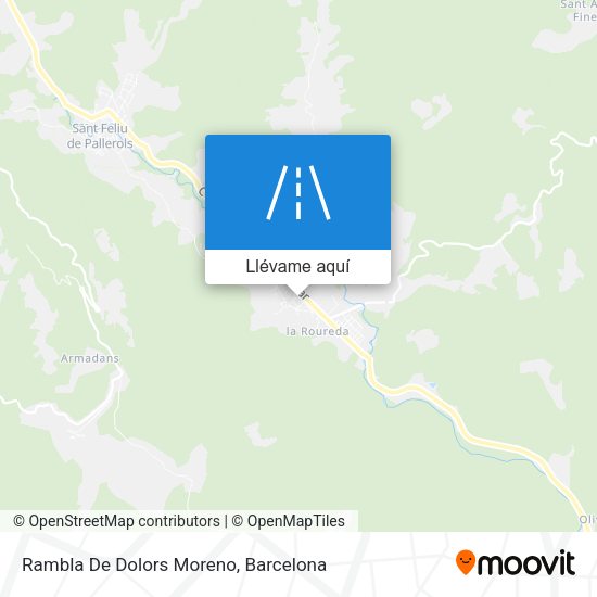 Mapa Rambla De Dolors Moreno