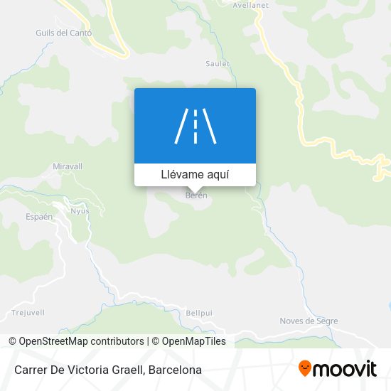 Mapa Carrer De Victoria Graell