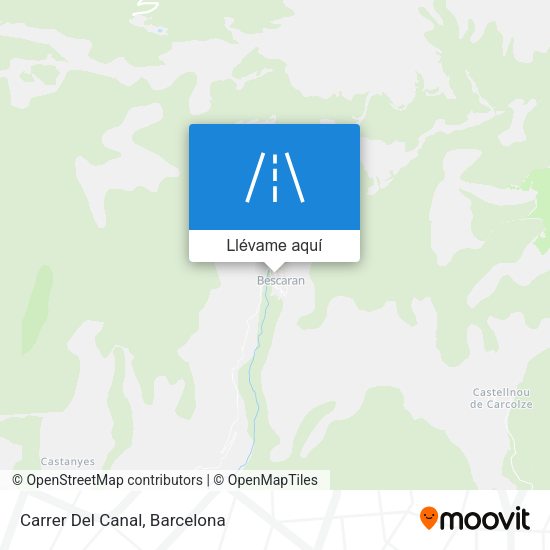 Mapa Carrer Del Canal