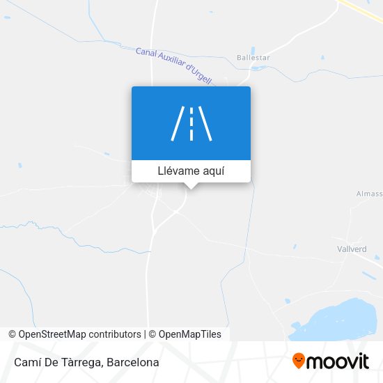 Mapa Camí De Tàrrega