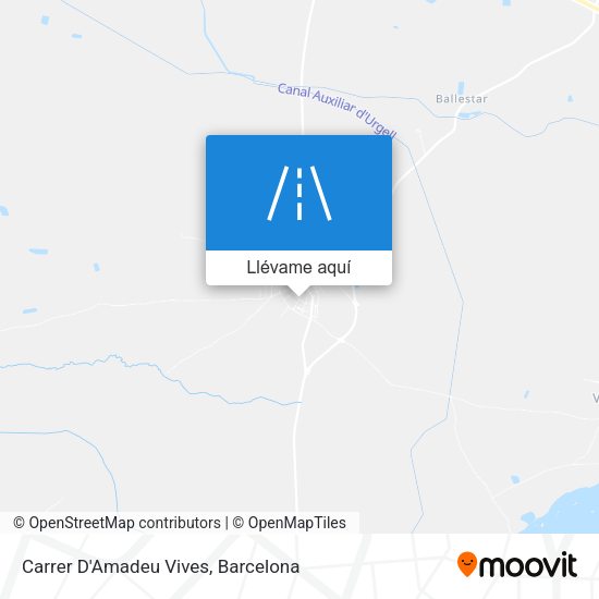Mapa Carrer D'Amadeu Vives