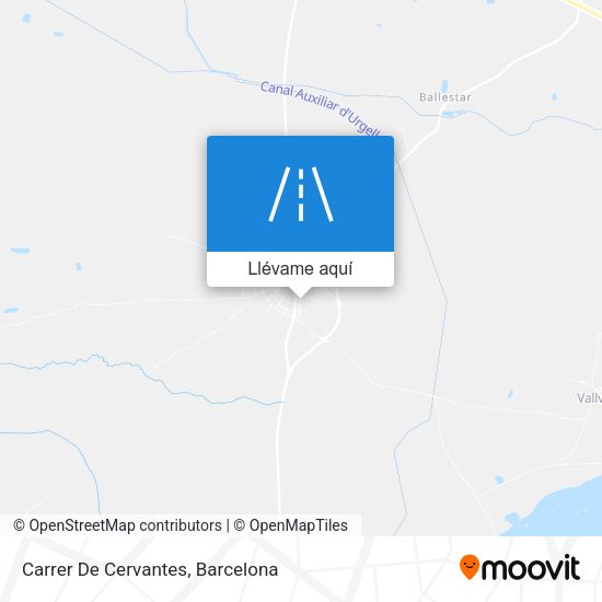 Mapa Carrer De Cervantes