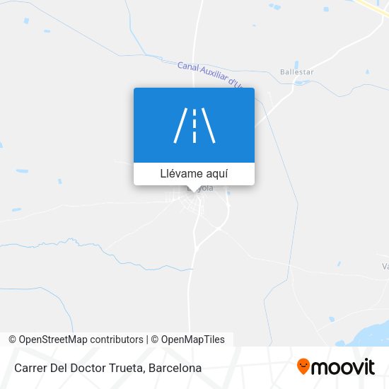 Mapa Carrer Del Doctor Trueta