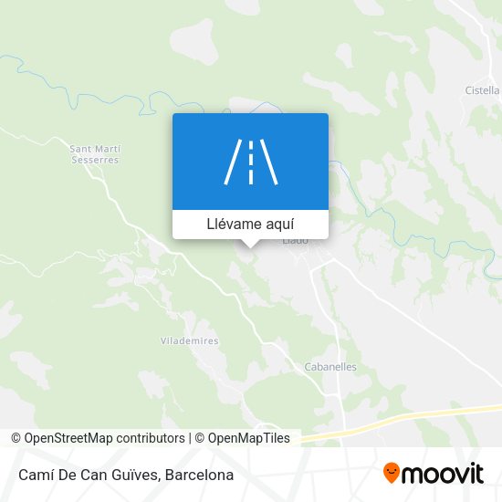 Mapa Camí De Can Guïves