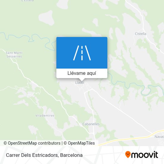 Mapa Carrer Dels Estricadors