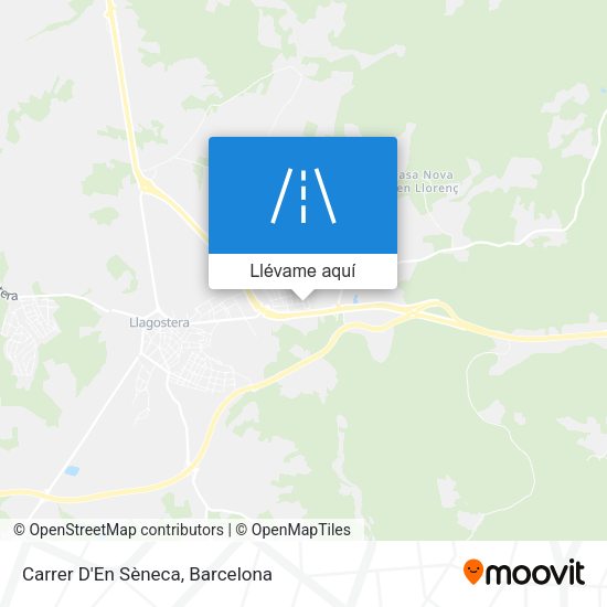 Mapa Carrer D'En Sèneca