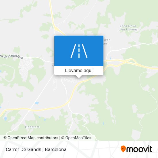 Mapa Carrer De Gandhi