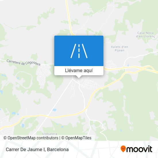 Mapa Carrer De Jaume I