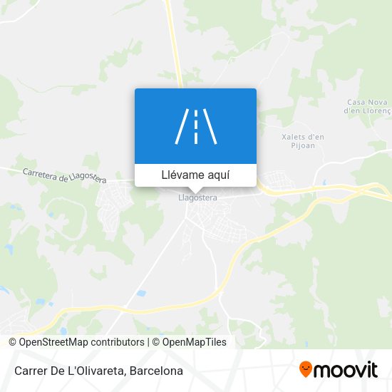 Mapa Carrer De L'Olivareta