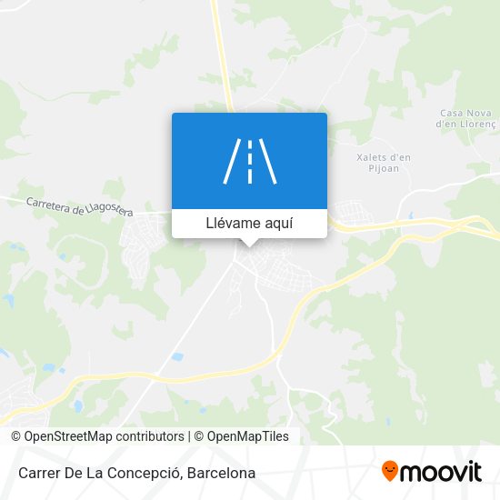 Mapa Carrer De La Concepció