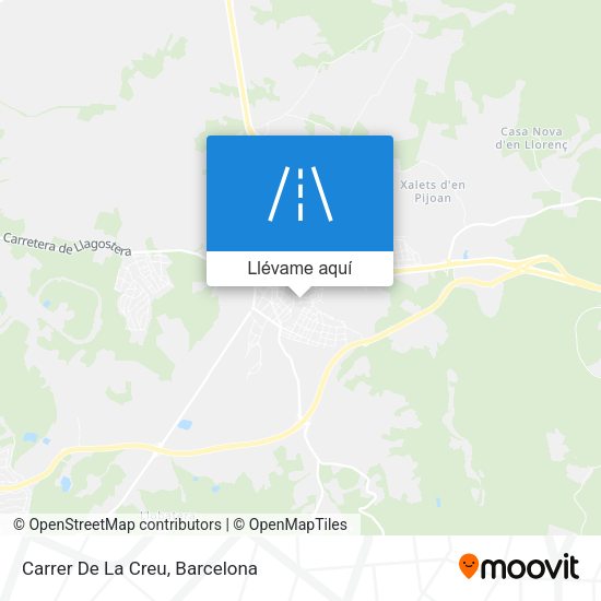 Mapa Carrer De La Creu