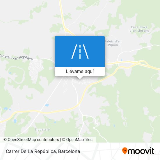 Mapa Carrer De La República