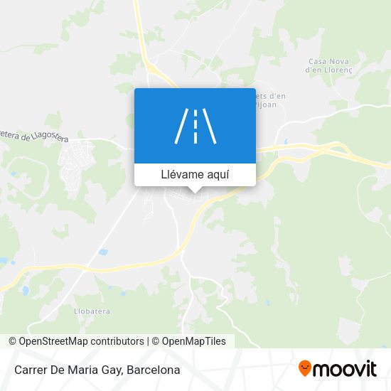 Mapa Carrer De Maria Gay