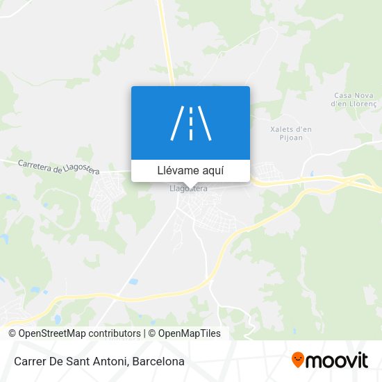 Mapa Carrer De Sant Antoni