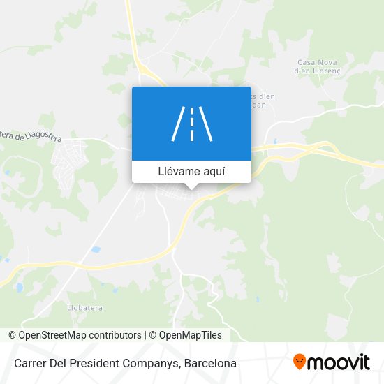 Mapa Carrer Del President Companys