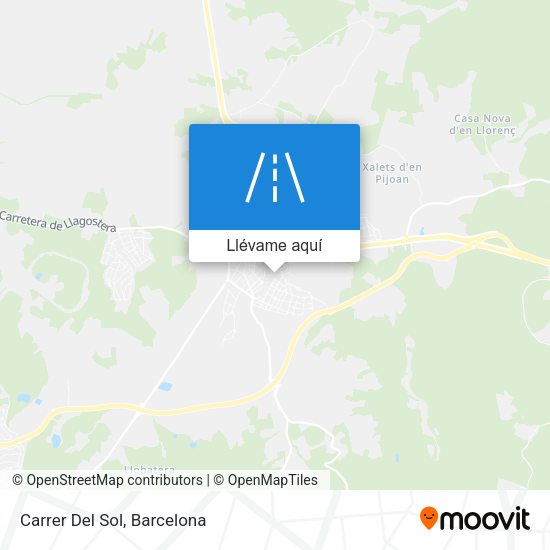 Mapa Carrer Del Sol