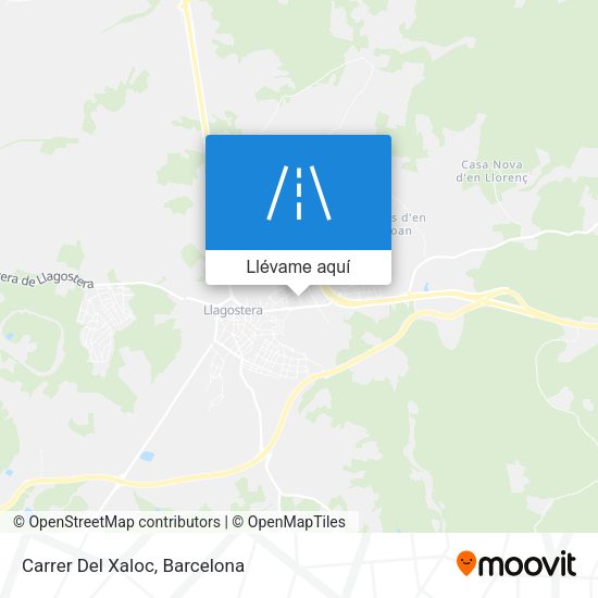 Mapa Carrer Del Xaloc