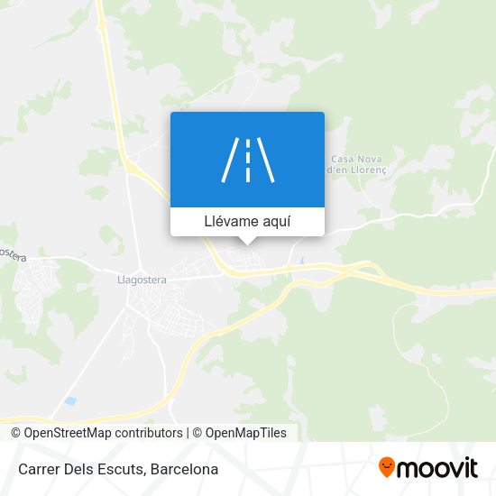 Mapa Carrer Dels Escuts