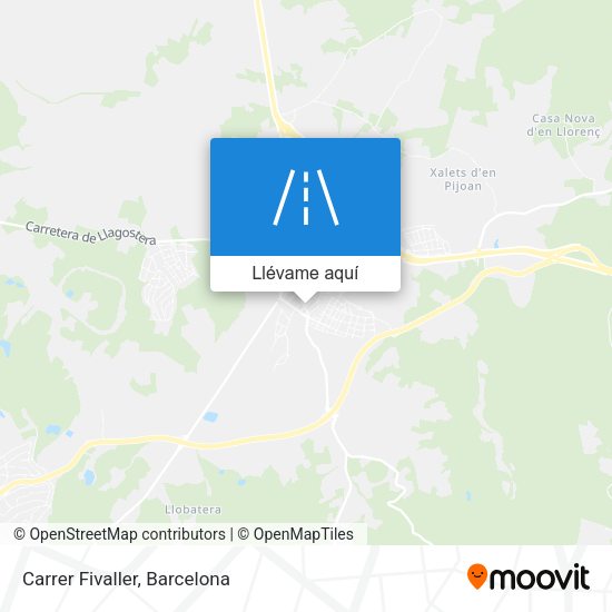 Mapa Carrer Fivaller