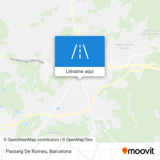 Mapa Passeig De Romeu