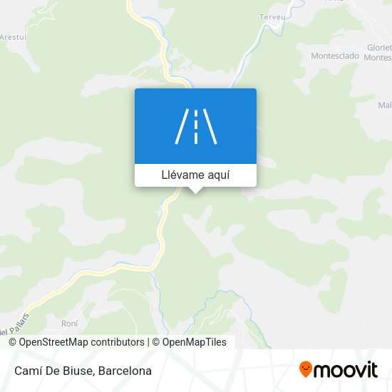 Mapa Camí De Biuse
