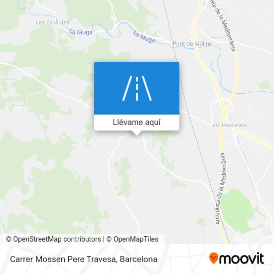 Mapa Carrer Mossen Pere Travesa