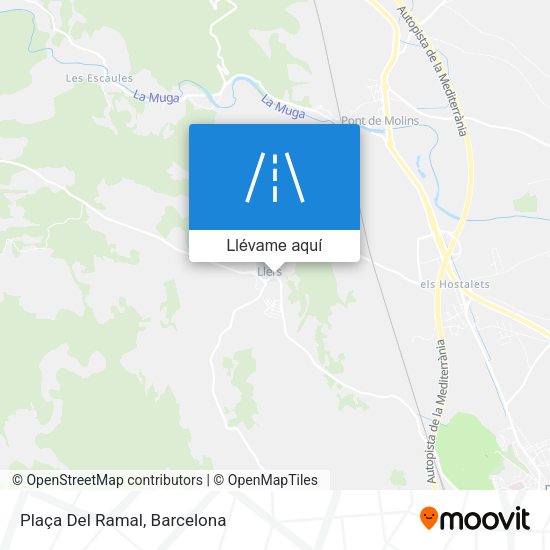 Mapa Plaça Del Ramal