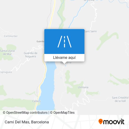 Mapa Camí Del Mas