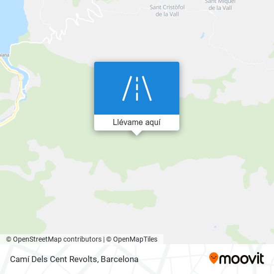Mapa Camí Dels Cent Revolts