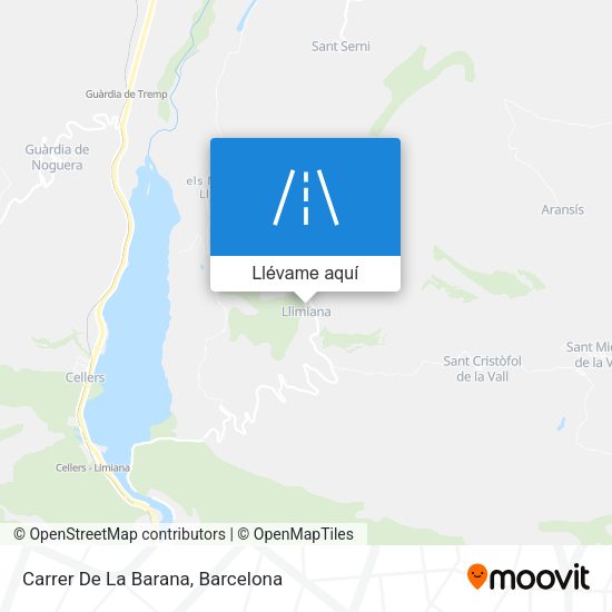 Mapa Carrer De La Barana