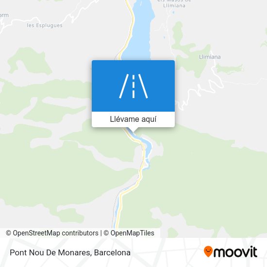 Mapa Pont Nou De Monares