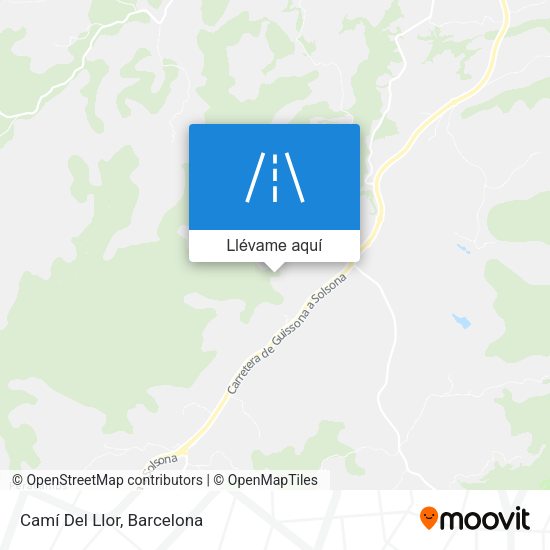 Mapa Camí Del Llor