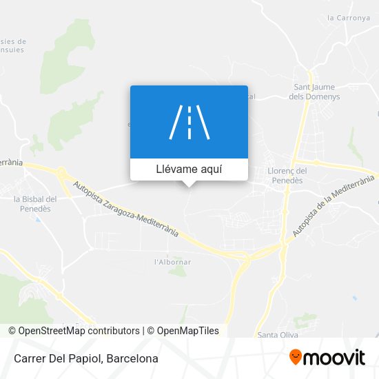 Mapa Carrer Del Papiol