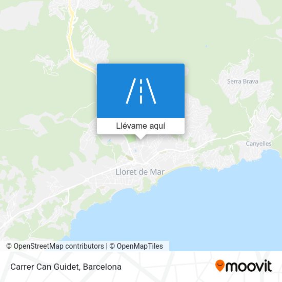 Mapa Carrer Can Guidet