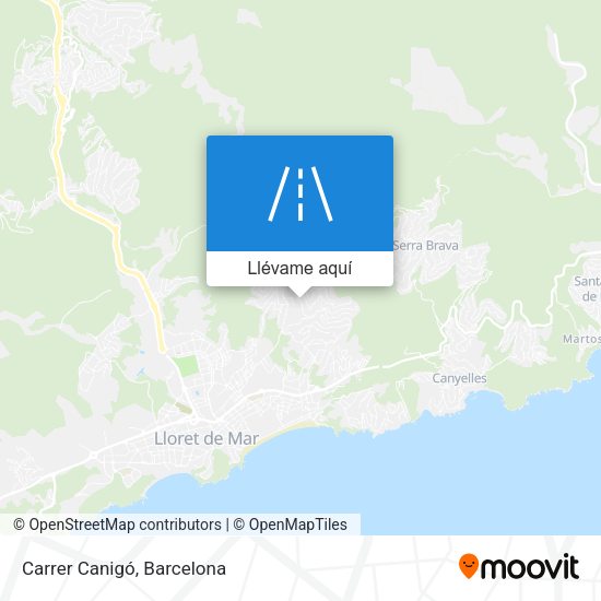 Mapa Carrer Canigó