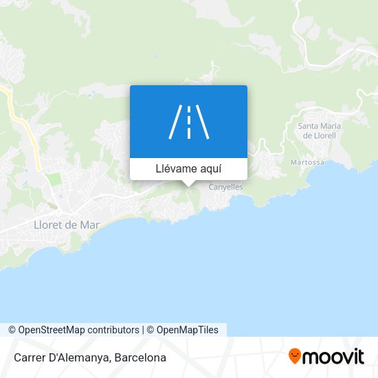 Mapa Carrer D'Alemanya